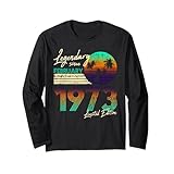 50. 誕生日 50 レジェンダー 1973年2月 長袖Tシャツ