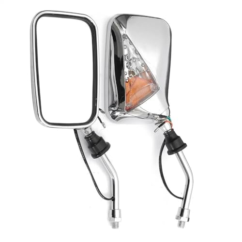 Rétroviseurs moto 10mm universels 12V pour vos trajets quotidiens en scooter et vtt