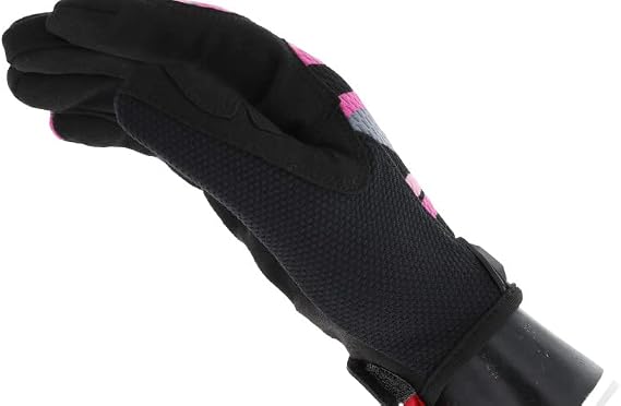 Mechanix Wear: The Original Womens Pink Work Gloves with Secure Fit, Flexible Grip for Multi-Purpose Use, Durable Touchscreen Tactical Gloves for Women (Pink Camouflage, Women's Large)