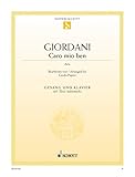 Caro mio ben (Trauungsgesang): Des-Dur. tiefe Singstimme und Klavier.: Aria. low voice and piano. grave. (Edition Schott Einzelausgabe) - Guido Papini Komponist: Tommaso Giordani 