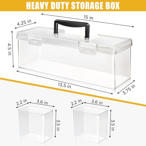 Kit organizador de sementes com 50 envelopes de sementes e 40 etiquetas de plantas, caixa organizado
