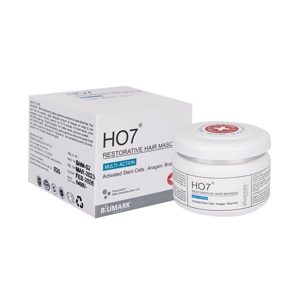 HO7 Restorative Hair Masque – Multi-Action Deep Conditioning Treatment 100ml – Repairs, Nourishes & Revives Dry, Damaged Hair – Restores Shine & Softness for Healthier, Stronger Hair-image-14