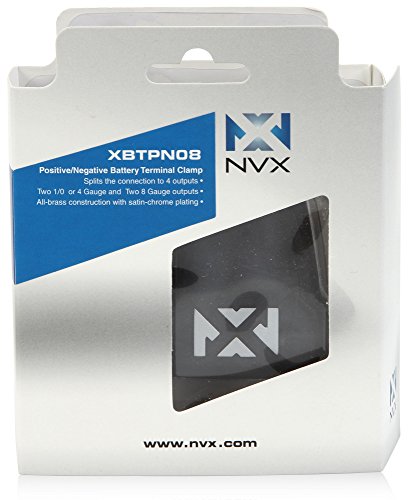 NVX XBTPN08 Positive OR Negative Battery TERMINALS (2 1/0 OR 4 Gauge and 2 8 Guage)