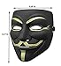 ZLLJH V For Vendetta Hacker Mask Anonymous Costume Events Carnival Cosplay Masquerade Mask Party