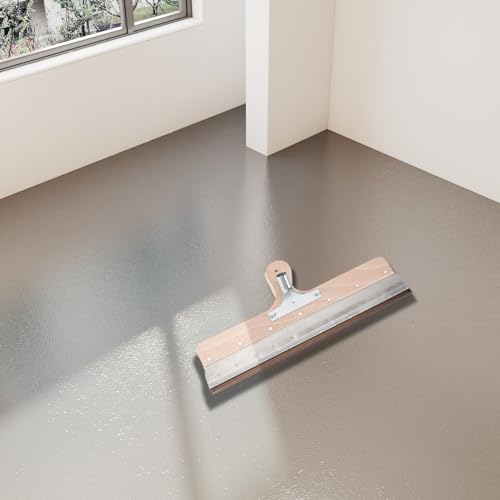 Lfhelper Großflächenrakel gezahnt 560mm Flächenrakel Flächenspachtel Stehrakel Rakel mit Steckvorrichtung, Zahnbreite: ca. 2mm, Zahnhöhe: ca. 5mm, Zahn-Lückenbreite: ca. 4mm