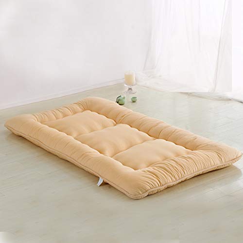 LoveHouse Sleeping Tatami Floor Mat, Foldable Futon Tatami Mattress Soft Thick Japanese Student Dormitory Mattress Pad - Image 3