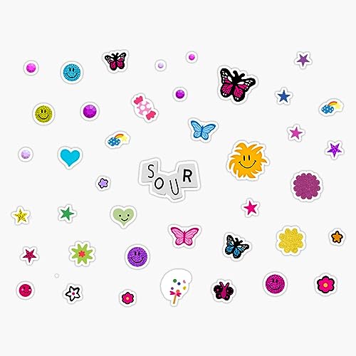 Y2K Sour Pack Sticker Vinyl Waterproof Sticker Decal Car Laptop Wall Window Bumper Sticker 5