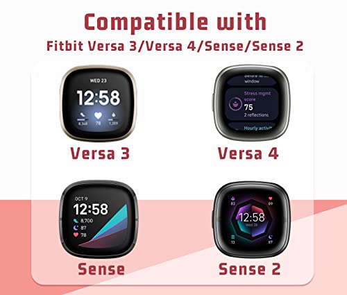JUVEL Pack 4 Straps Compatible with Fitbit Versa 3 Strap/Fitbit Versa 4/Fitbit Sense/Sense 2 Strap - Image 4