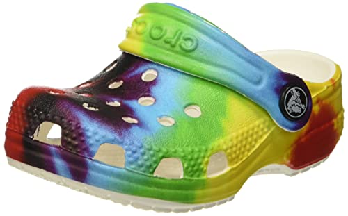 Crocs Kids Classic Tie Dye Clog , Multi, 5 Big Kid