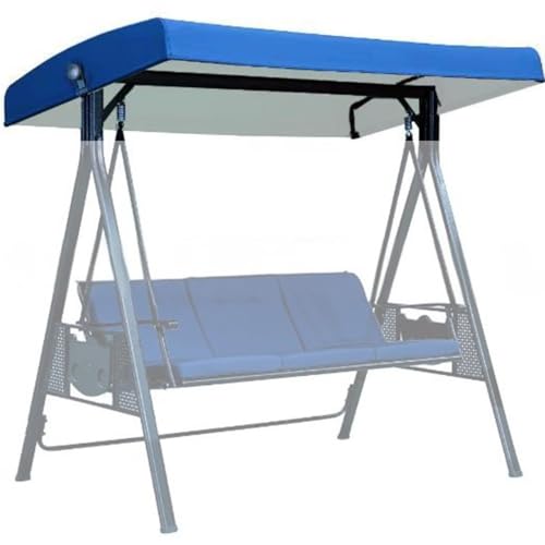 Toldo impermeable de repuesto para columpio Hollywood, protección UV, cubierta de hamaca de jardín, sombra al aire libre para silla columpio de patio, color azul