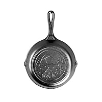 Lodge Cast Iron Tent Skillet, 8 Inch Size, Black