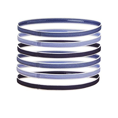 Under Armour Women's Standard Mini Headbands 6-Pack, (767) Aurora Purple/Peri/White, One Size Fits All #TOP1