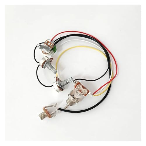 エレキギター用配線ハーネス エレキギター配線ハーネスキット 3ウェイトグルスイッチ 2ボリューム 1トーン