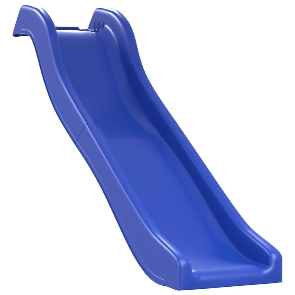 Gartenrutsche für Spielturm aus Polypropylen, Kinderrutsche Blau 175x38x23 cm mit 50 kg Tragkraft, Spielrutsche für Kinder ab 3 Jahren