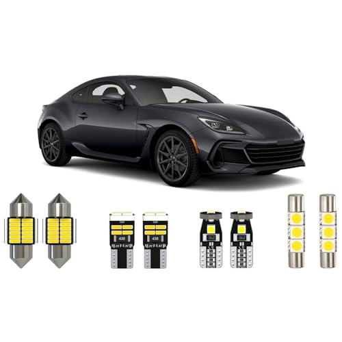 Kit de 9 luces LED interiores 6000K para Subaru BRZ/Toyota GR86 miniatura 1