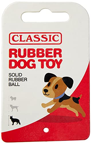 CLASSIC Pet Products for Dogs Solid Rubber Ball Large, 70 mm, Purple, Large - 70mm - Image 2