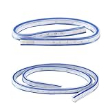Dibuje una curva: dibuje una curva perfectamente contorneada sin medir, ideal para medir costuras curvas y diseñar patrones de bordes de edredones curvos
