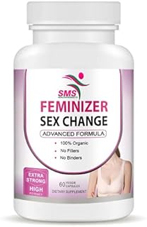 Feminizer Sex Change by SMS Pueraria Mirifica Supplement 500mg Root Extract Powder Capsules Promotes Women's Health, Organic Natural Herbal