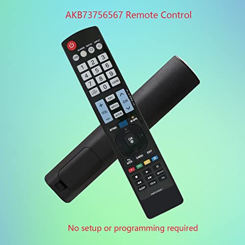 Télécommande AKB73756567 pour remplacer un boîtier LG cassé ou perdu