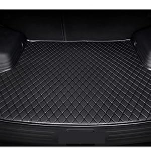 PROEI Car Rear Trunk Boot Mats Liner for Audi A5 Coupe (F5) 2017 2018 2019 2020 2021, Waterproof Anti Slip Leather Rear Trunk Storage Liner Protector Pad Interior Accessories,Black