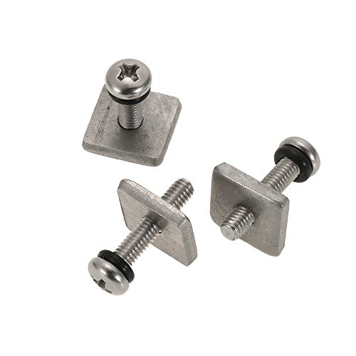 Parafusos, Andoer 3 Prancha de surfe de aço inoxidável universal longboard fin parafuso kit de subst
