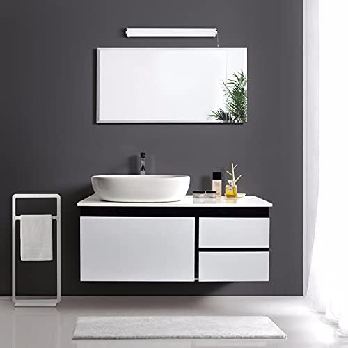 M EGA MEGACUBE 15W LED Bathroom Wall Light Above Mirror, Vanity Cabinet Wall Lamp with Pull Cord Switch, Waterproof IP44 Length 60CM Lighting Range 1300LM Warm White 3000K