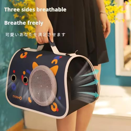 Bolsa Pet Transporte Passeio Viagem Avião Visão Panorâmica Respirável Confortável Ventilada Seguro G
