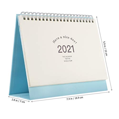 TOYANDONA 1 St Papier Kalender 2021 Staande Maandelijkse Planner Kalender Tabel Kalender Flip Kalender voor Office Home… - Image 4