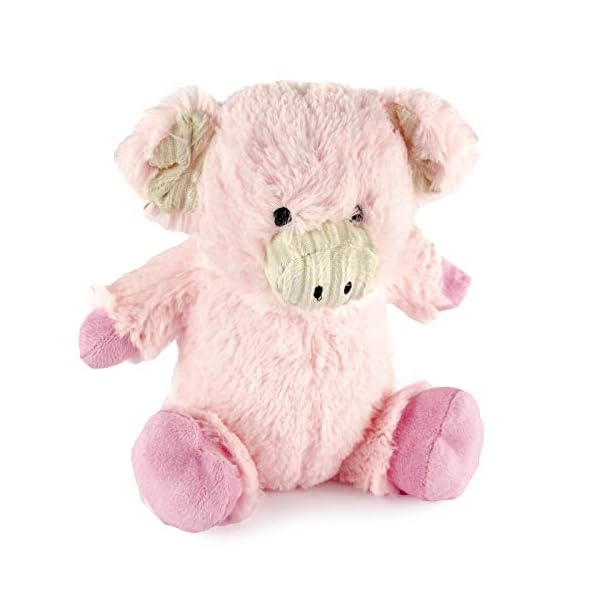 7 Inch Plush Pet Toy Two Tone Cuddly Pig with Corduroy Trim Face and Squeaker Dog Chew Toy 7 Inch Plush Pet Toy Two Tone Cuddly Pig with Corduroy Trim Face and Squeaker Dog Chew Toy