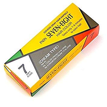 12 Pcs Paon Seven-Eight Cream Type Hair Color Soft Black #7 #TOP2