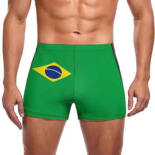 TAIZIYEAH Mens Swimming Trunk American Flag Swimwear Pant Swimsuit Beach Swim Shorts Soft