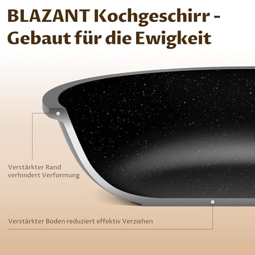 BLAZANT Lot de 10 poêles à induction – vue 6