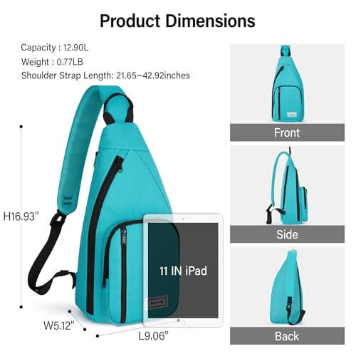 Hanke Crossbody Bags for Women Travel & Sling Bag for Men, Fits 11" Tablet, Canvas Cross body Purse, Chest Bag2