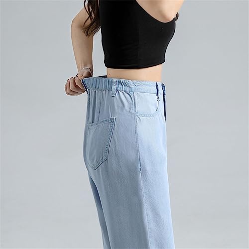 Ownwfeat Women's Jeans Wide Leg Loose Casual Denim Pants4
