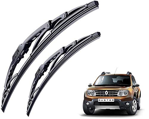 Image of WolkomHome High Performance OE Car Wiper Blade Replacement set of 2 Pc Right 20 inch Left 20 inch for Renault Duster