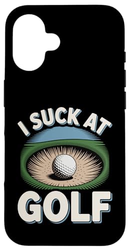 I Suck At Golf Loser Dad ȃW[N St X}zP[X iPhone 16 p