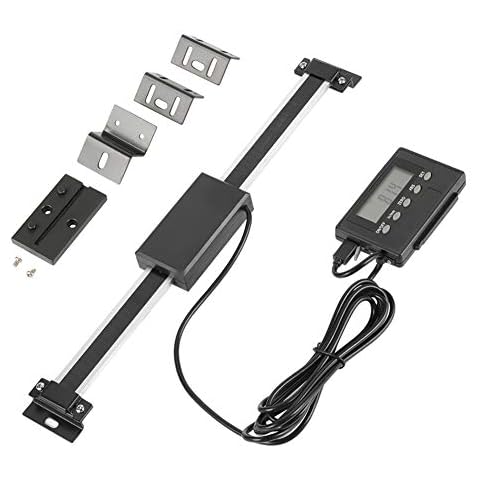 Échelle Linéaire Numérique à Distance Lecture Numérique 0-200mm Outil de Mesure Règle d'Affichage pour des Machines de Fraisage Vertical Horizontal Cover