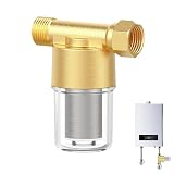 Filtro Fino Lavable Prefiltro, Duchas (Dorado)