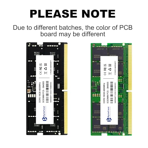 Image of DDR5 RAM 16GB 4800MHz PC5-38400 CL40 1.1V SODIMM 262-Pin Laptop /Notebook RAM Memory Modules