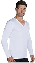 YSABEL MORA - Long Sleeve V-Neck Thermal Undershirt