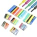 164PCS Heat Shrink Tubing Kit 2:1 Electric Insulation Heat Shrink Tube, 5 Colors 8 Sizes for Industrial, Automotive, Wire and Cable Repair