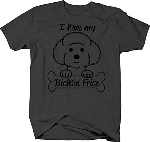SLA-T I Love My Bichon Frise Breed Specific Dog Owner Animal Lover Camiseta