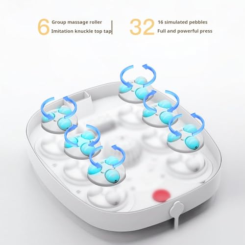 Masajeador de pies plegable con termostato y masaje manual miniatura 5