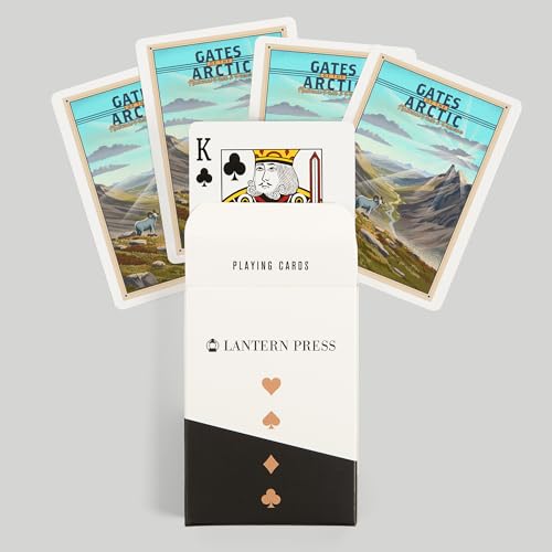 Baraja de cartas póker Gates of the Arctic Alaska miniatura 6