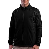 SCOTTeVEST Pack Windbreaker Jacket for Men - 19 Hidden Pockets - Lightweight Water Repellent Coat for Travel & More (Black, Large)