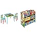 La Pat' Patrouille - Ensemble Table et 2 chaises pour Enfants & La Pat' Patrouille - Meuble de Rangement pour Chambre d’Enfant avec 6 bacs