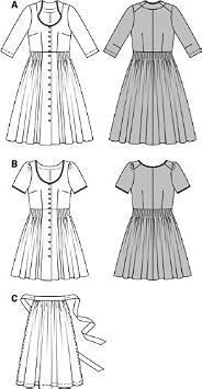 Burda Style Dress Sewing Pattern 7084