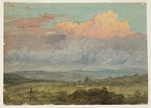 Lienzo decorativo para pared de nubes en Hudson Valley: viste tu dormitorio con arte de 60x90