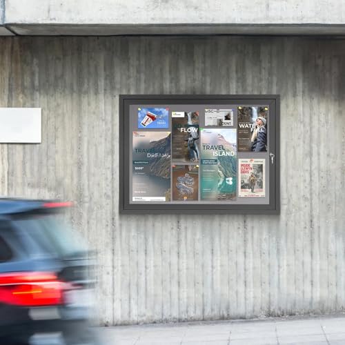 Vitrine d'affichage inviolable pour protéger vos documents en extérieur - 7