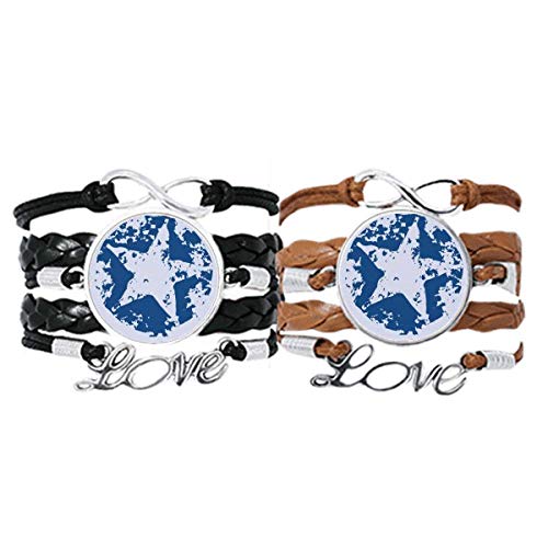Bracelet en cuir étoile à porter au quotidien pour un look urbain et moderne